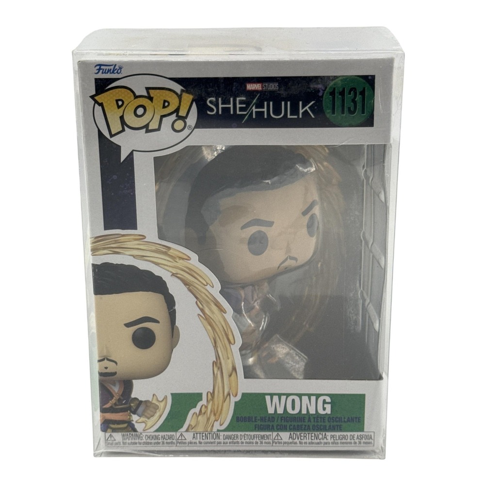 Funko Pop Marvel She-Hulk Wong #1131 Vinyl Bobblehead Multicolor Protector Red